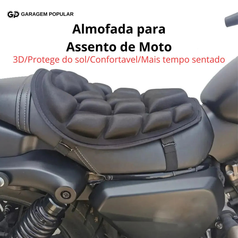 Capa Almofada Universal para Assento de Motocicleta - Garagem Popular